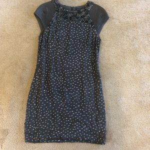 Cute dark grey French connection mini dress size 4